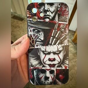 Horror Icon Collage iPhone 12 Phone Case